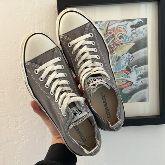 Mens Converse Ankle Height Grey size 9 - Picture 10 of 13